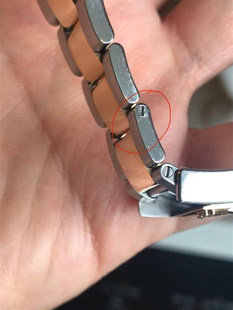 rolex bracelet screw stuck|Can't get screw out of bracelet :( .